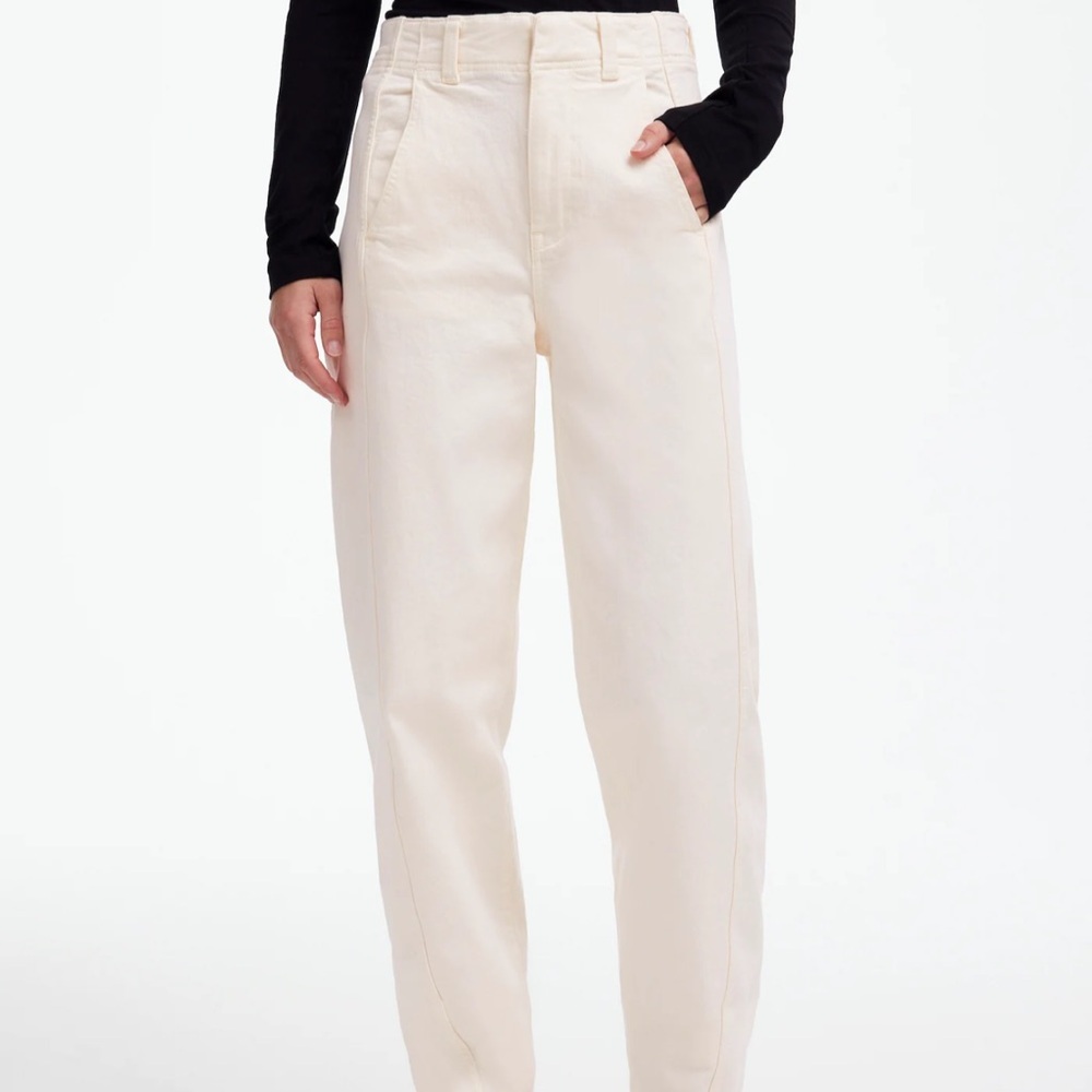 Madewell High Rise Women Jeans in Cream